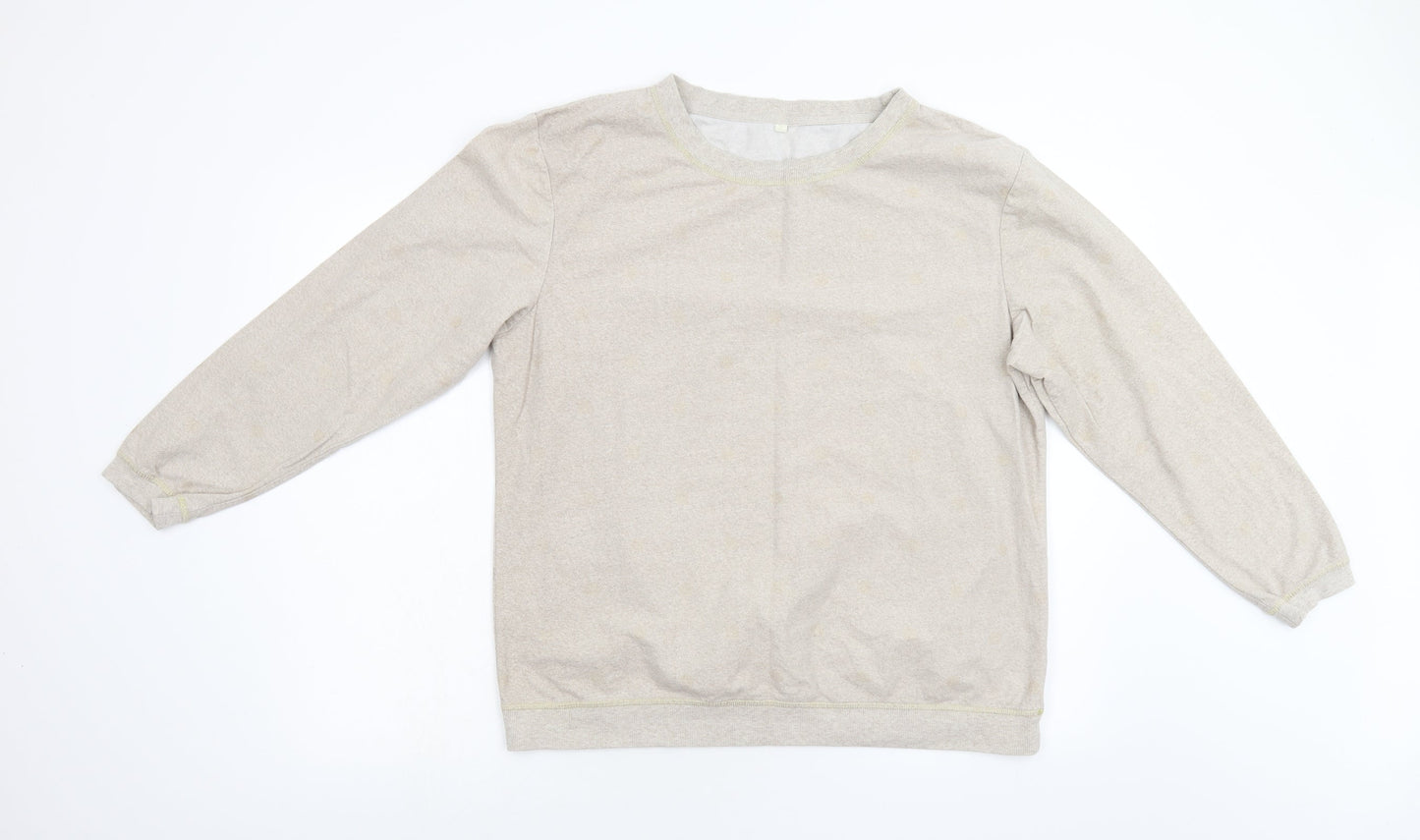 Womens UK Size L NEXT Beige Pullover Jumper