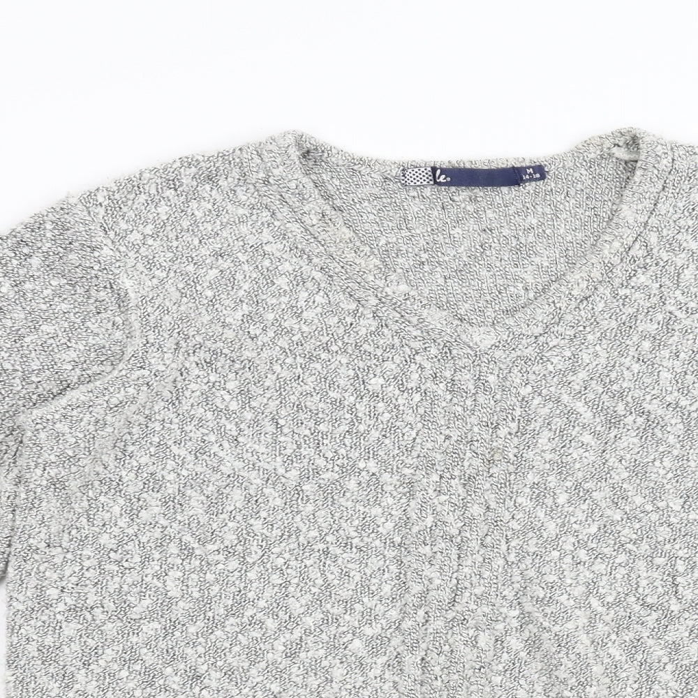 Womens UK Size M Isle Grey Pullover Jumper