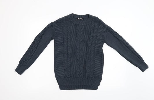 Avenue Womens Green  Knit Pullover Jumper Size 12