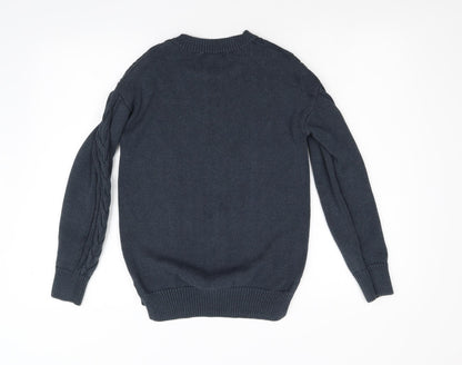 Avenue Womens Green  Knit Pullover Jumper Size 12