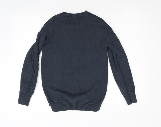 Avenue Womens Green  Knit Pullover Jumper Size 12