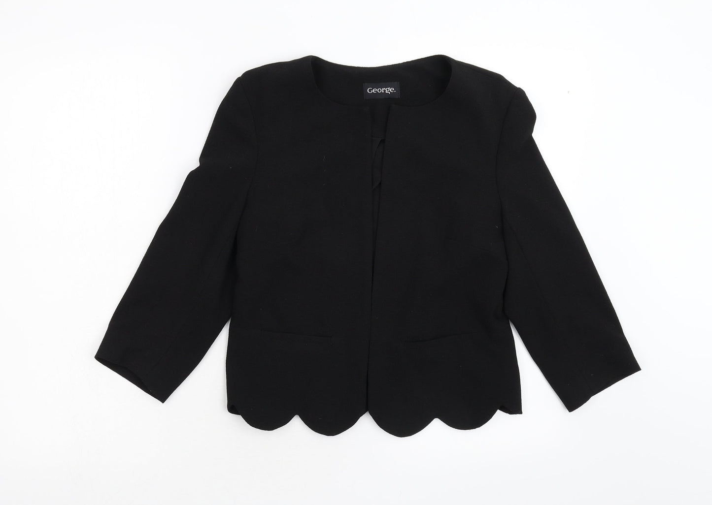 George Womens Black   Jacket Blazer Size 8