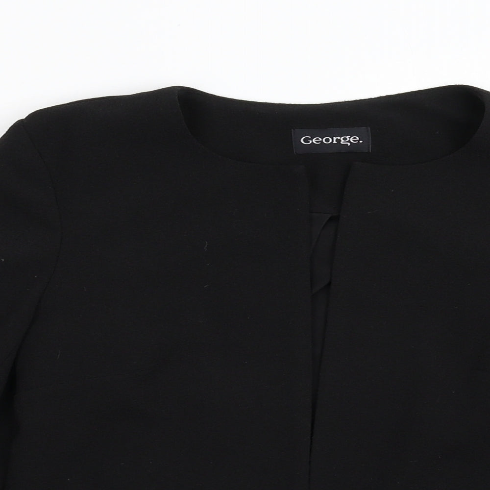 George Womens Black   Jacket Blazer Size 8