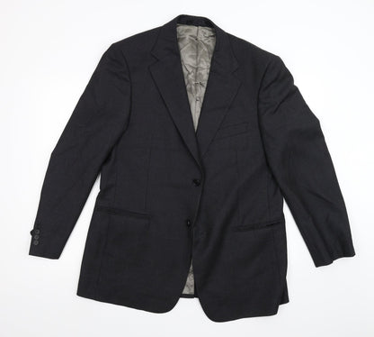 Mens UK Size 42 Preworn Regular Grey Suit Jacket