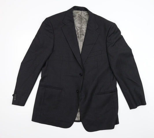 Mens UK Size 42 Preworn Regular Grey Suit Jacket