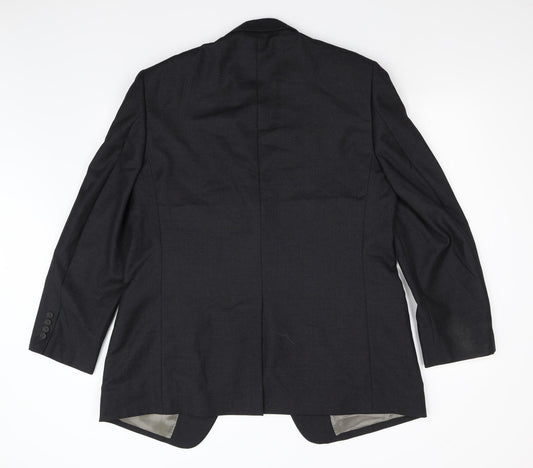 Mens UK Size 42 Preworn Regular Grey Suit Jacket