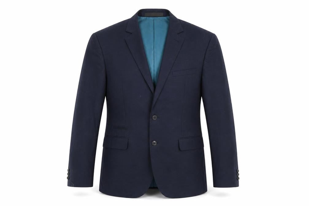 Mens UK Size 42 M&S Regular Blue Suit Jacket