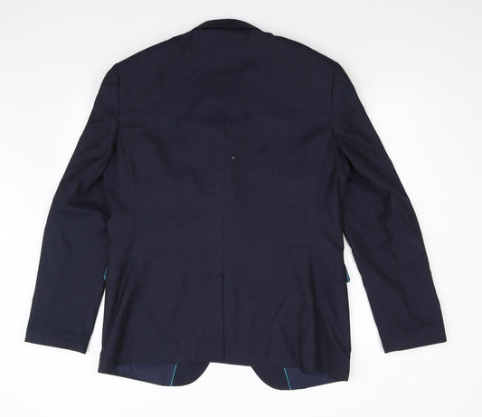 Mens UK Size 42 M&S Regular Blue Suit Jacket