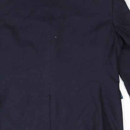 Mens UK Size 42 M&S Regular Blue Suit Jacket