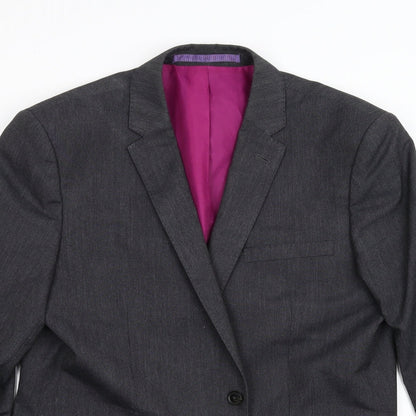 Mens UK Size 42 M&S Regular Grey Suit Jacket
