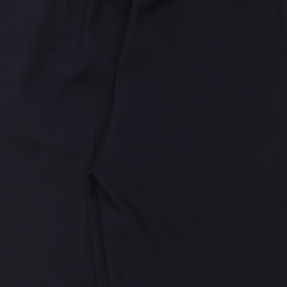 Womens UK Size 14 BM Collection Regular Fit Capri Blue Trousers
