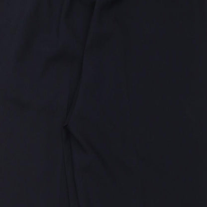 Womens UK Size 14 BM Collection Regular Fit Capri Blue Trousers