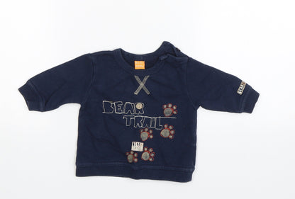 Mini Mode Baby Blue   Pullover Jumper Size 3-6 Months  - Bear Trail