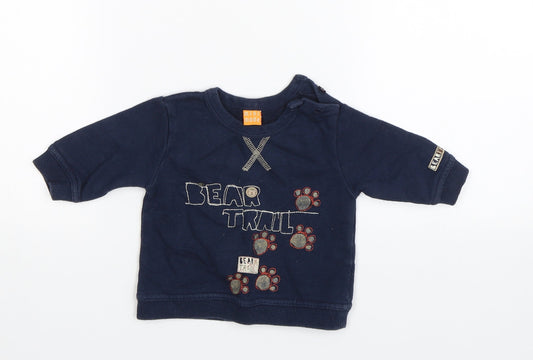 Mini Mode Baby Blue   Pullover Jumper Size 3-6 Months  - Bear Trail