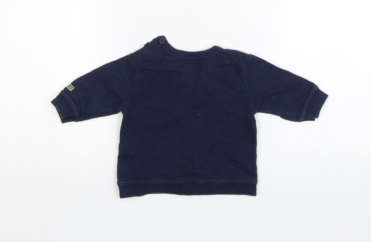 Mini Mode Baby Blue   Pullover Jumper Size 3-6 Months  - Bear Trail