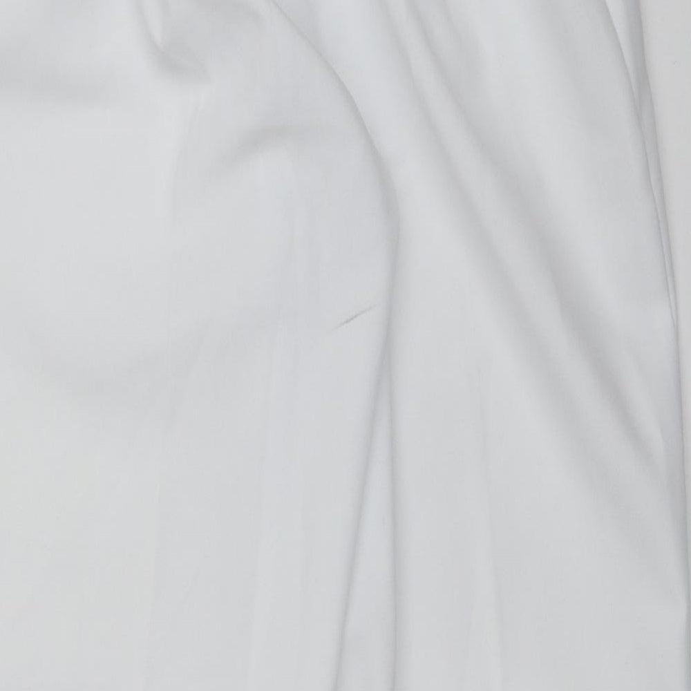Womens UK Size 18 Emma Collection Regular Fit Capri White Trousers