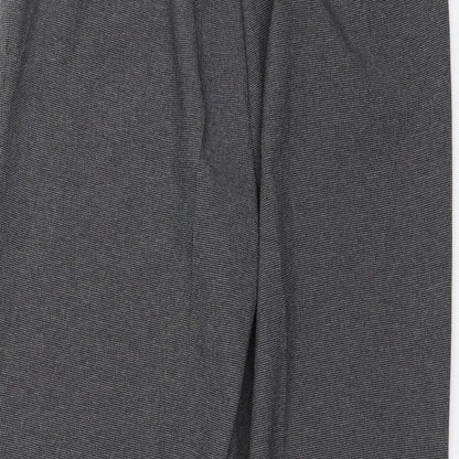 BM Collection Womens Grey   Capri Trousers Size 12 L26 in