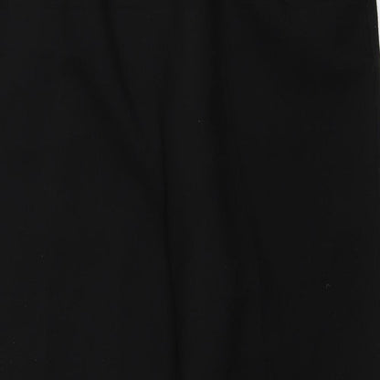 Womens UK Size 18 Special Collection Regular Fit Capri Black Trousers