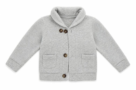 Front view of Joe Fresh Baby Grey Jacket, size 18-24, Months