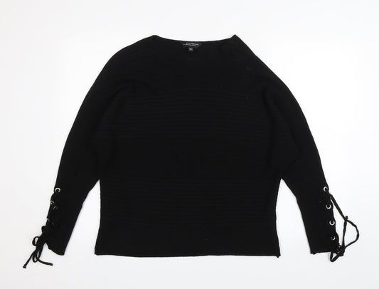 Dorothy Perkins Womens Black   Pullover Jumper Size 12