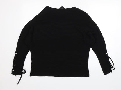 Dorothy Perkins Womens Black   Pullover Jumper Size 12