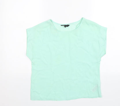 New Look Womens Green   Basic Blouse Size 8