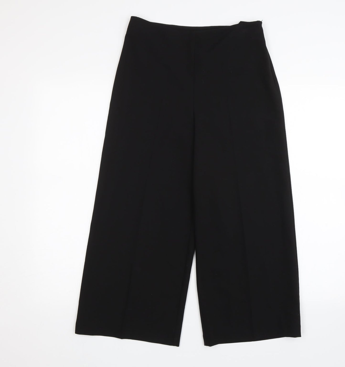 Womens UK Size 8 Miss Selfridge Regular Fit Dress Pants Black Trousers