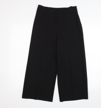 Womens UK Size 8 Miss Selfridge Regular Fit Dress Pants Black Trousers
