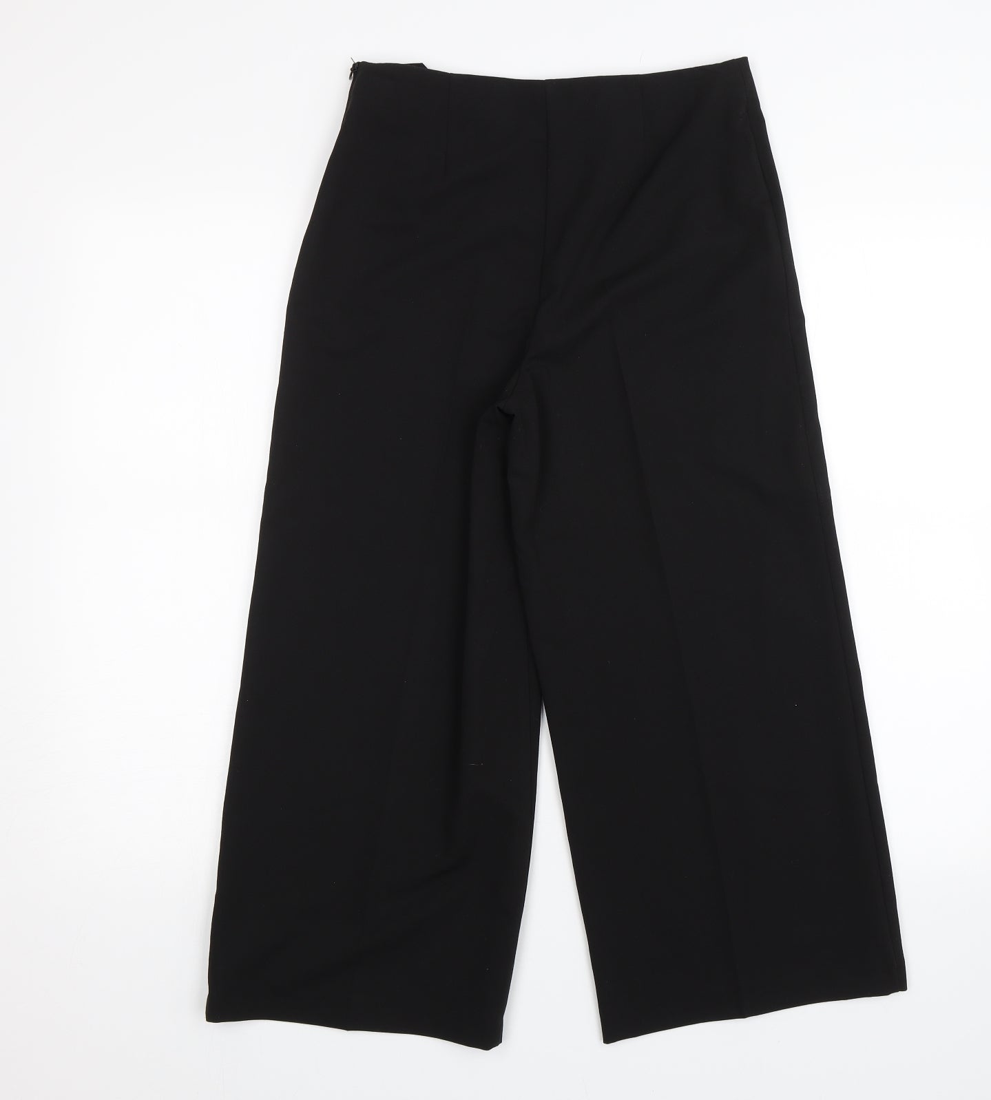 Womens UK Size 8 Miss Selfridge Regular Fit Dress Pants Black Trousers