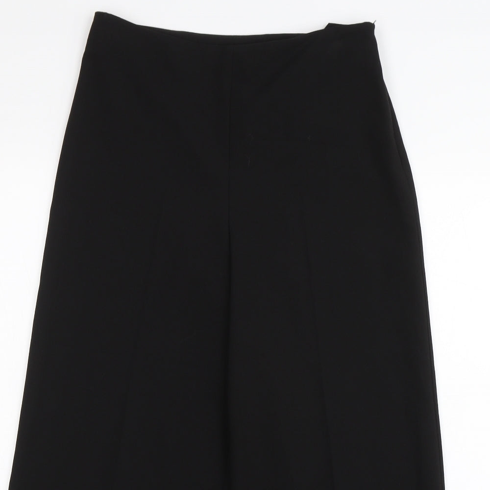 Womens UK Size 8 Miss Selfridge Regular Fit Dress Pants Black Trousers