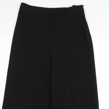 Womens UK Size 8 Miss Selfridge Regular Fit Dress Pants Black Trousers