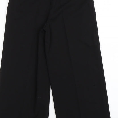 Womens UK Size 8 Miss Selfridge Regular Fit Dress Pants Black Trousers