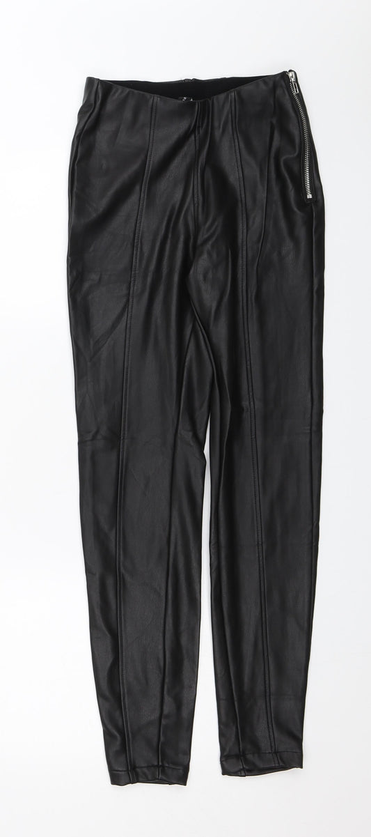 New Look Womens Black   Trousers  Size 8 L26 in