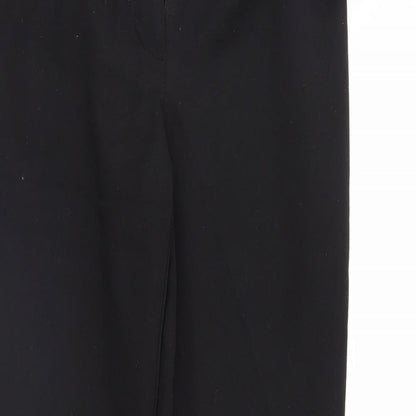 Womens UK Size 10 NEXT Regular Fit Sweatpants Black Trousers