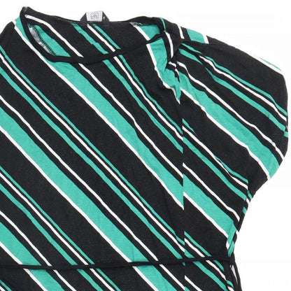 F&F Womens Multicoloured Striped  Mini  Size 6