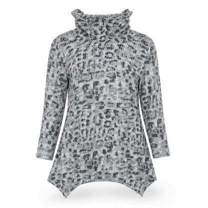 Womens UK Size 10 TIGI Grey Tunic Jumper