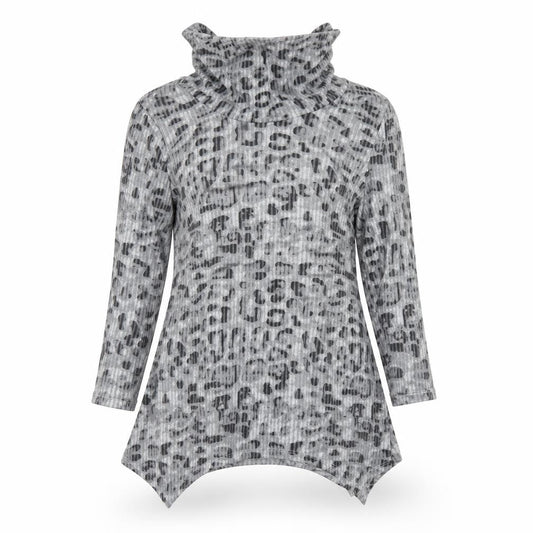 Womens UK Size 10 TIGI Grey Tunic Jumper