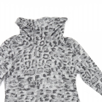 Womens UK Size 10 TIGI Grey Tunic Jumper
