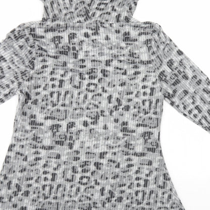 Womens UK Size 10 TIGI Grey Tunic Jumper
