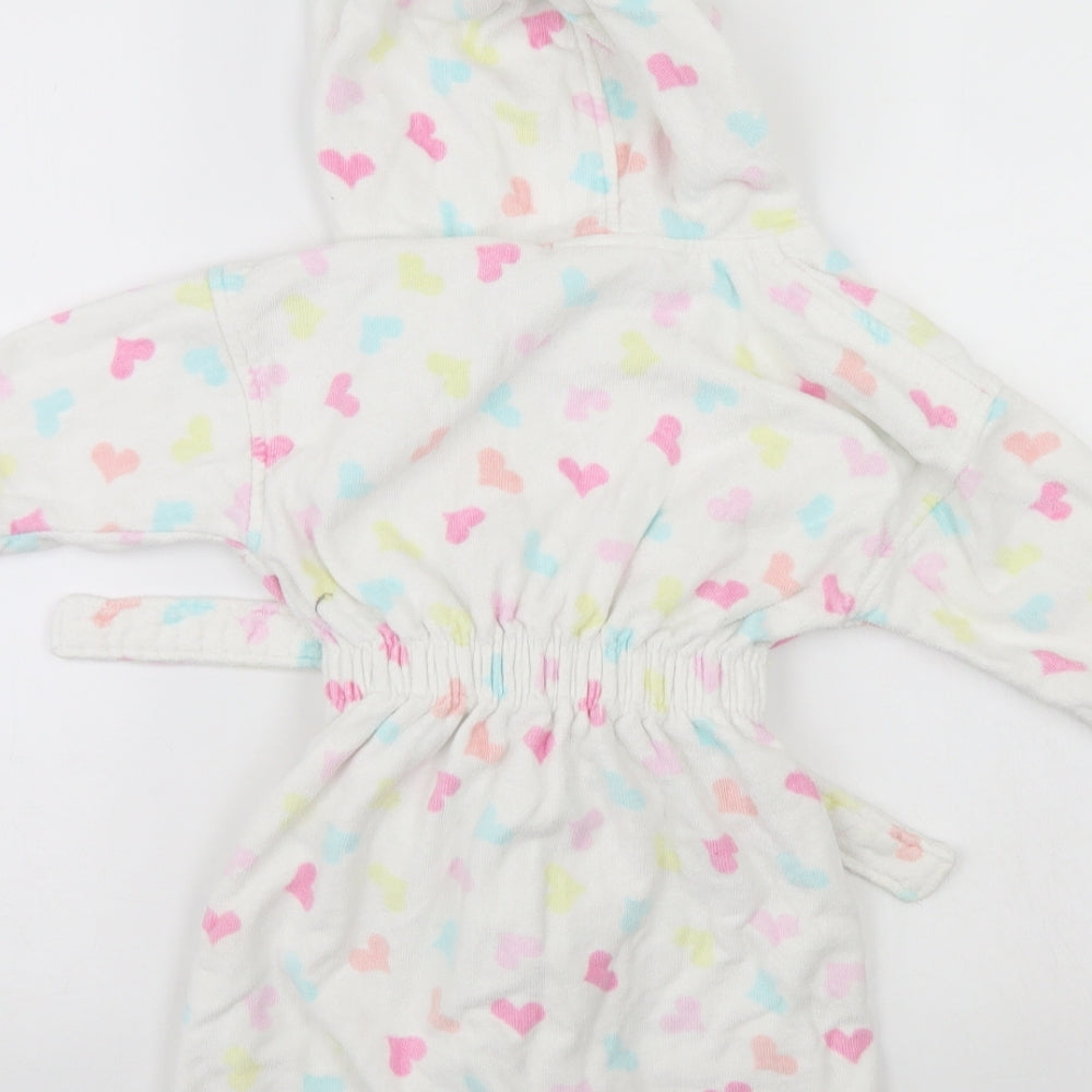 NEXT Girls White Polka Dot   Gown Size 2-3 Years