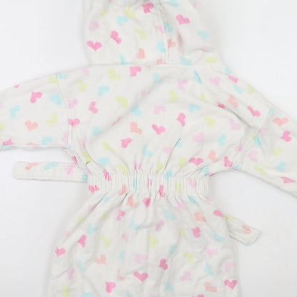 NEXT Girls White Polka Dot   Gown Size 2-3 Years
