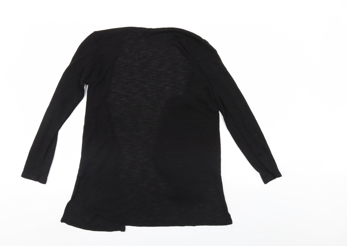 Womens UK Size S Divided Black Pullover Jumper