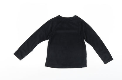 Primark Girls Black   Pullover Sweatshirt Size 8-9 Years