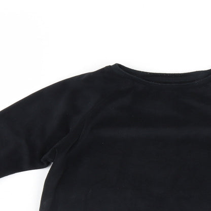 Primark Girls Black   Pullover Sweatshirt Size 8-9 Years