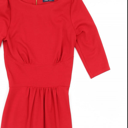 Closet blu Womens Red   Bodycon