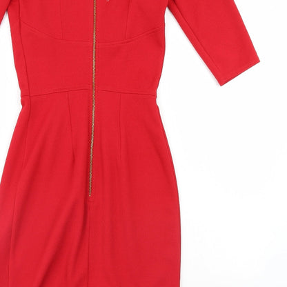 Closet blu Womens Red   Bodycon