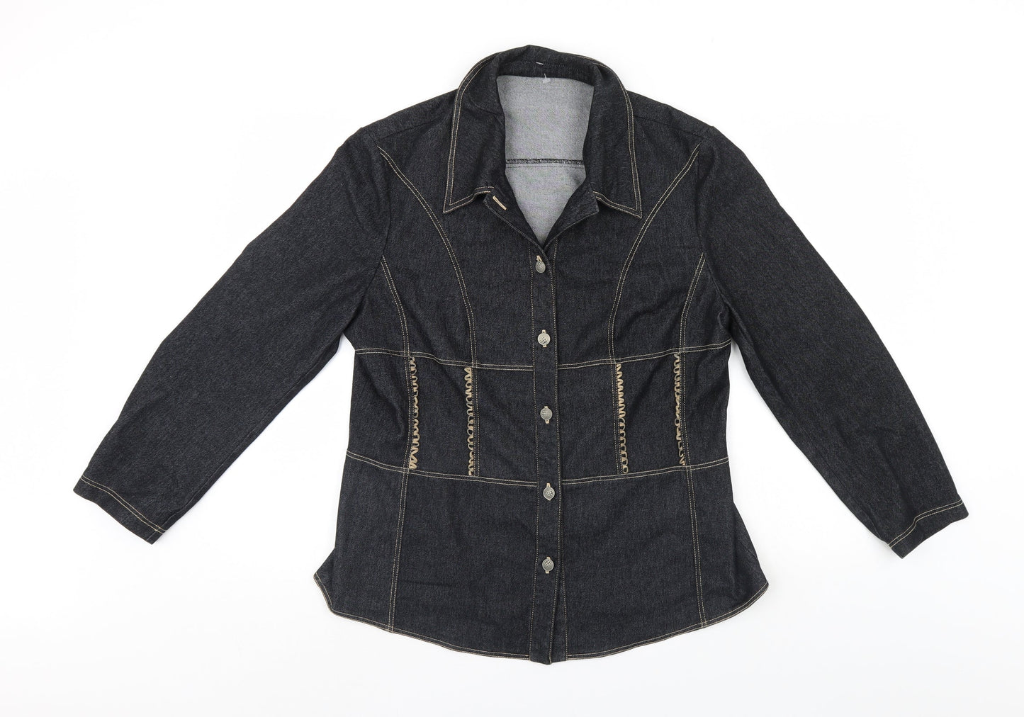 Womens UK Size  Preworn Black Jacket