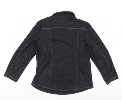 Womens UK Size  Preworn Black Jacket
