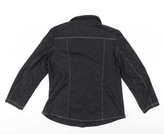 Womens UK Size  Preworn Black Jacket