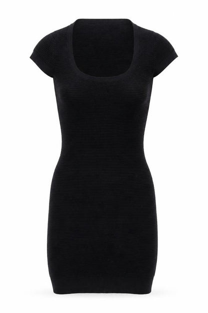 French Connection Womens Black Striped  Mini  Size 8